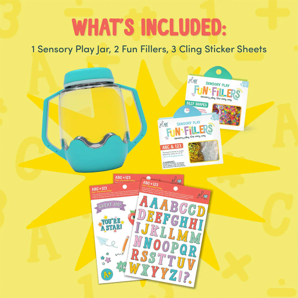 Glo Pals - Sensory play cup met fun fillers & stickers