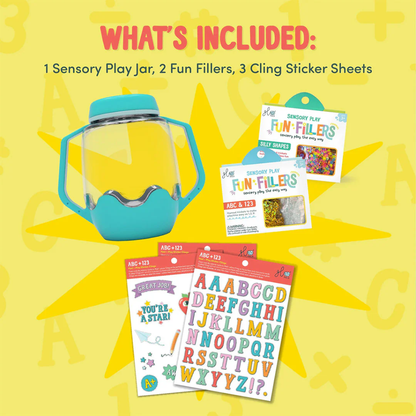Glo Pals - Sensory play cup met fun fillers & stickers