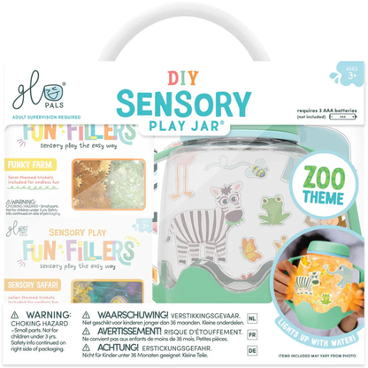 Glo Pals - Sensory play cup met fun fillers & stickers