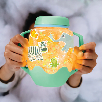 Glo Pals - Sensory play cup met fun fillers & stickers