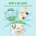Glo Pals - Sensory play cup met fun fillers & stickers