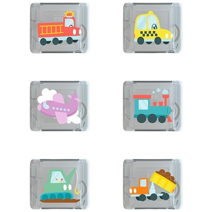 Limited Edition Glo Pals Light up cubes - 6 stuks