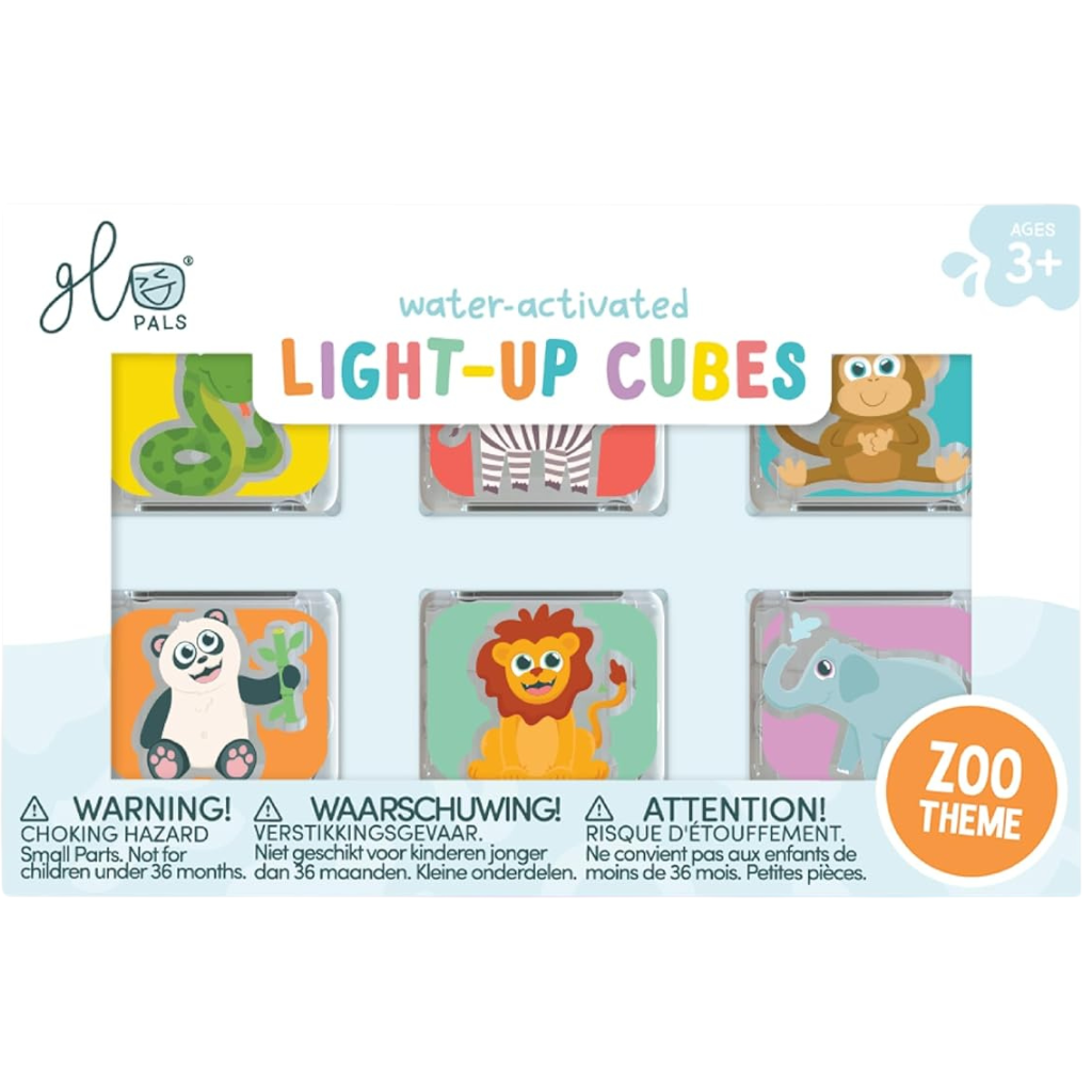 Limited Edition Glo Pals Light up cubes - 6 stuks