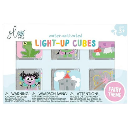 Limited Edition Glo Pals Light up cubes - 6 stuks
