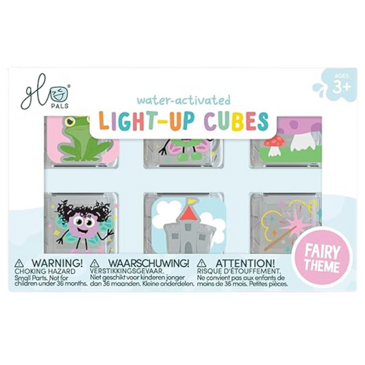 Limited Edition Glo Pals Light up cubes - 6 stuks