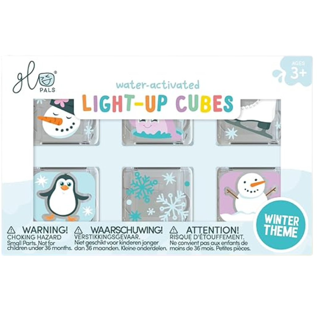 Limited Edition Glo Pals Light up cubes - 6 stuks