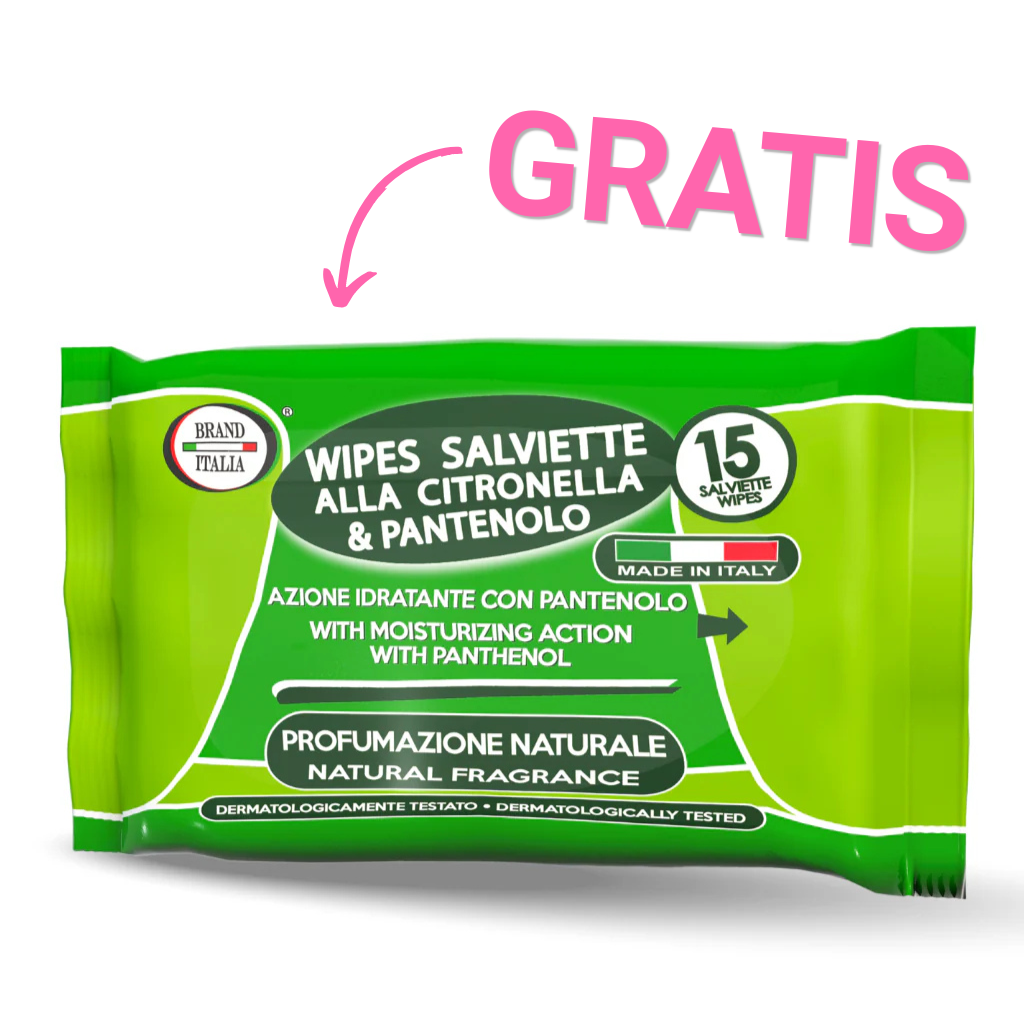 Polsbandjes tegen reisziekte + GRATIS Citronella & Panthenol doekjes