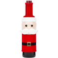 Kerst wijnfleshoes als cadeau of tafeldecoratie