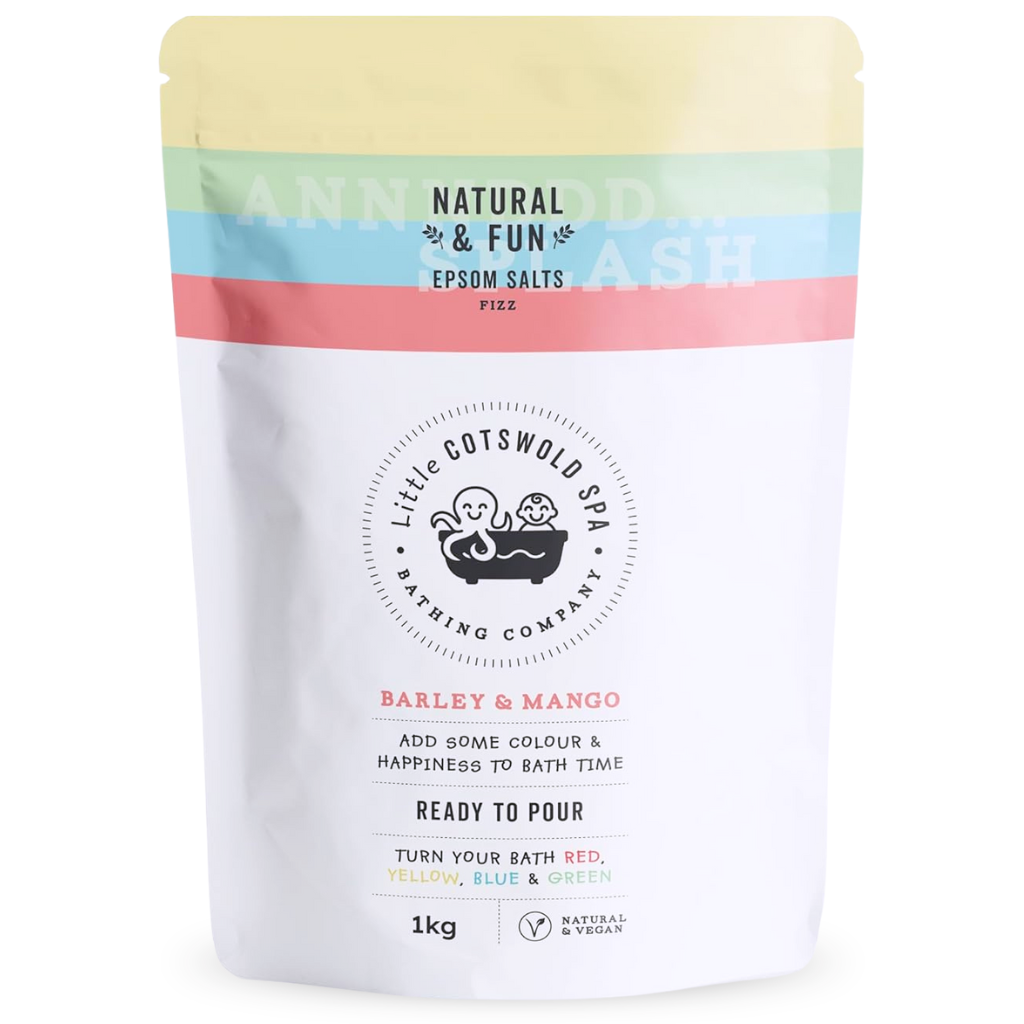 Gekleurd Epsomzout voor kinderen - Barley & Mango 1 kg