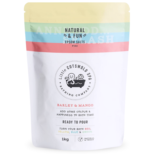 Gekleurd Epsomzout voor kinderen - Barley & Mango 1 kg