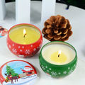 Geurkaarsje Tin Box - Kerst thema
