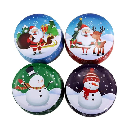 Geurkaarsje Tin Box - Kerst