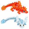Gevleugelde draak fire & ice 31 cm