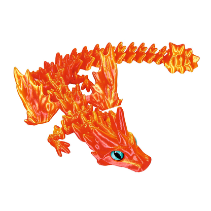 Gevleugelde draak fire & ice 31 cm