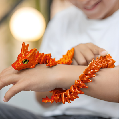 Gevleugelde draak fire & ice 31 cm