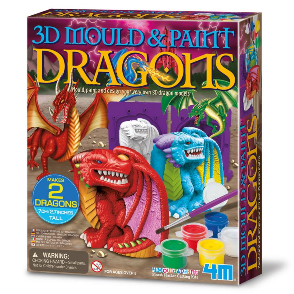 Gieten & verven knutselset - Koelkastmagneten & badges