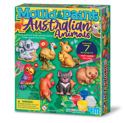 Gieten & verven knutselset - Koelkastmagneten & badges