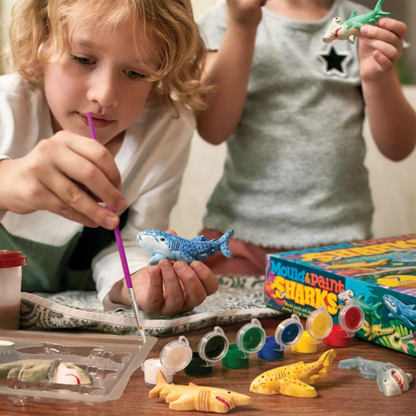 Gieten & verven knutselset - Koelkastmagneten & badges