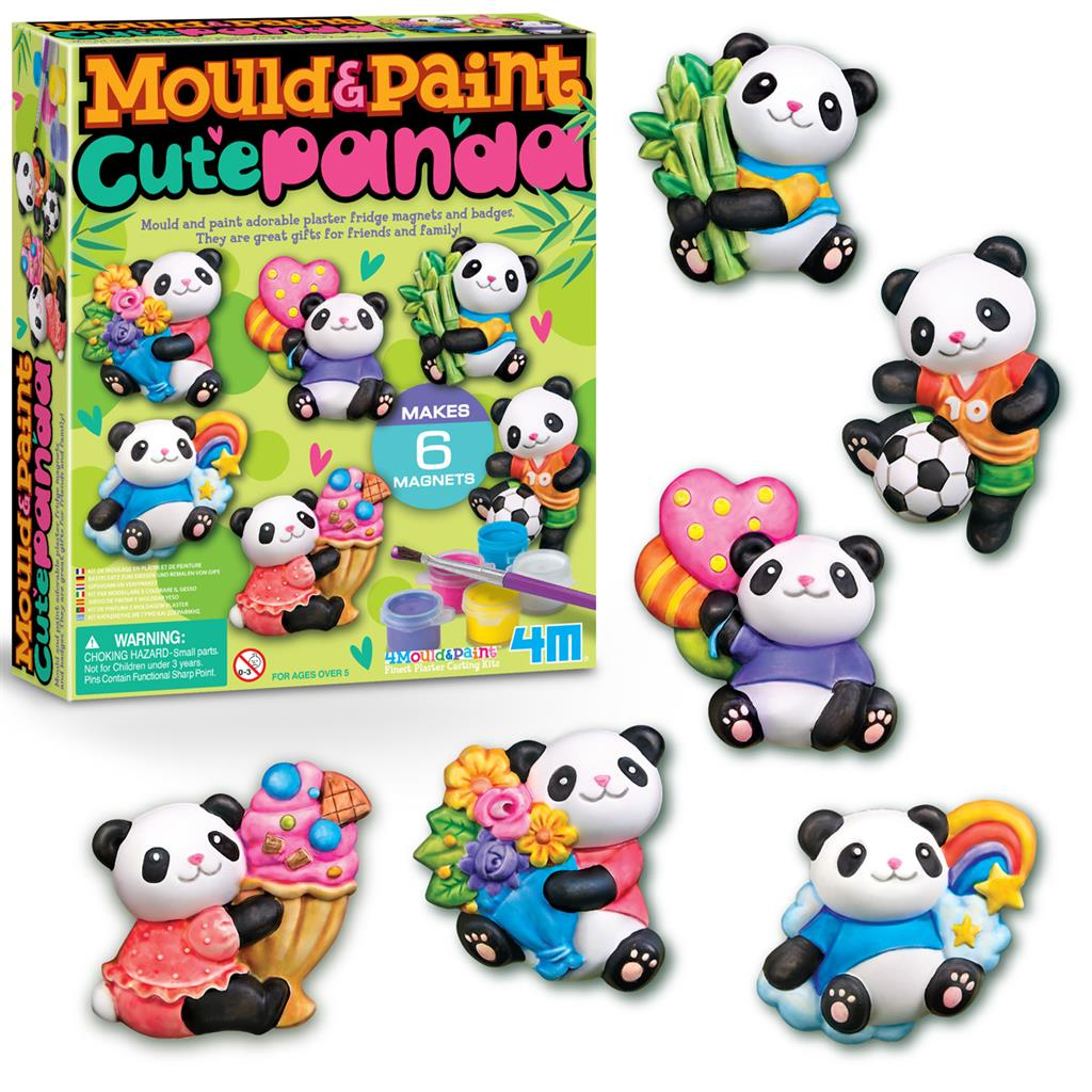 Gieten & verven knutselset - Koelkastmagneten & badges