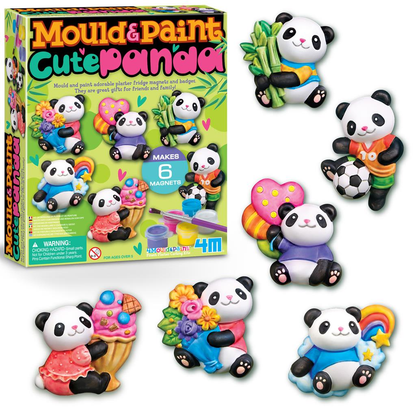 Gieten & verven knutselset - Koelkastmagneten & badges