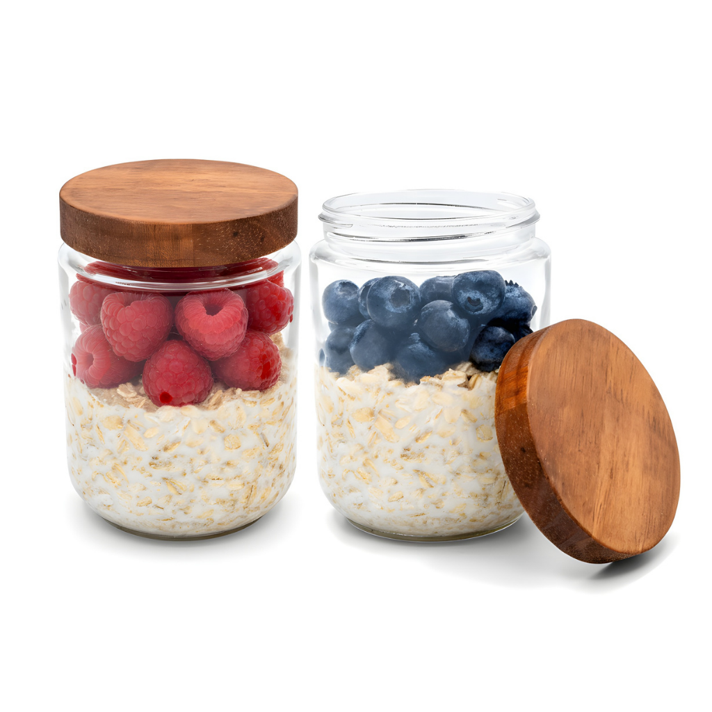 Melii - Glazen potten overnight oats