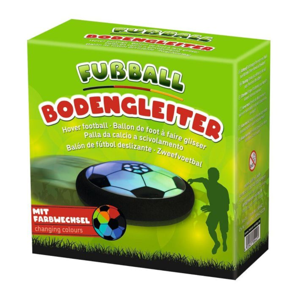 Glijdende voetbal met licht