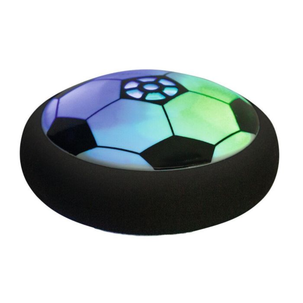 Glijdende voetbal met licht