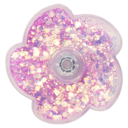 Glitter spinner bloem