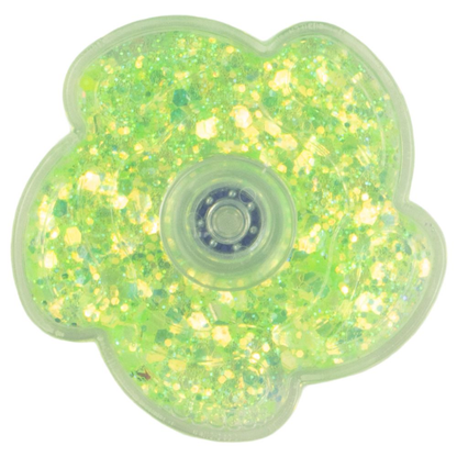 Glitter spinner bloem