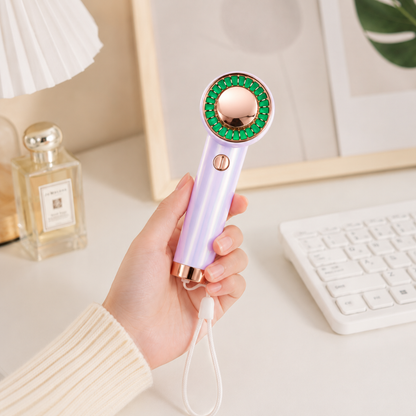 Draagbare mini ventilator glossy chic