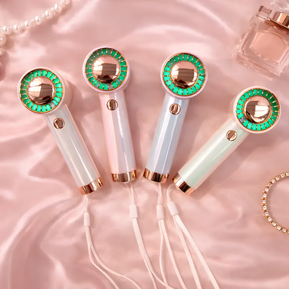 Draagbare mini ventilator glossy chic
