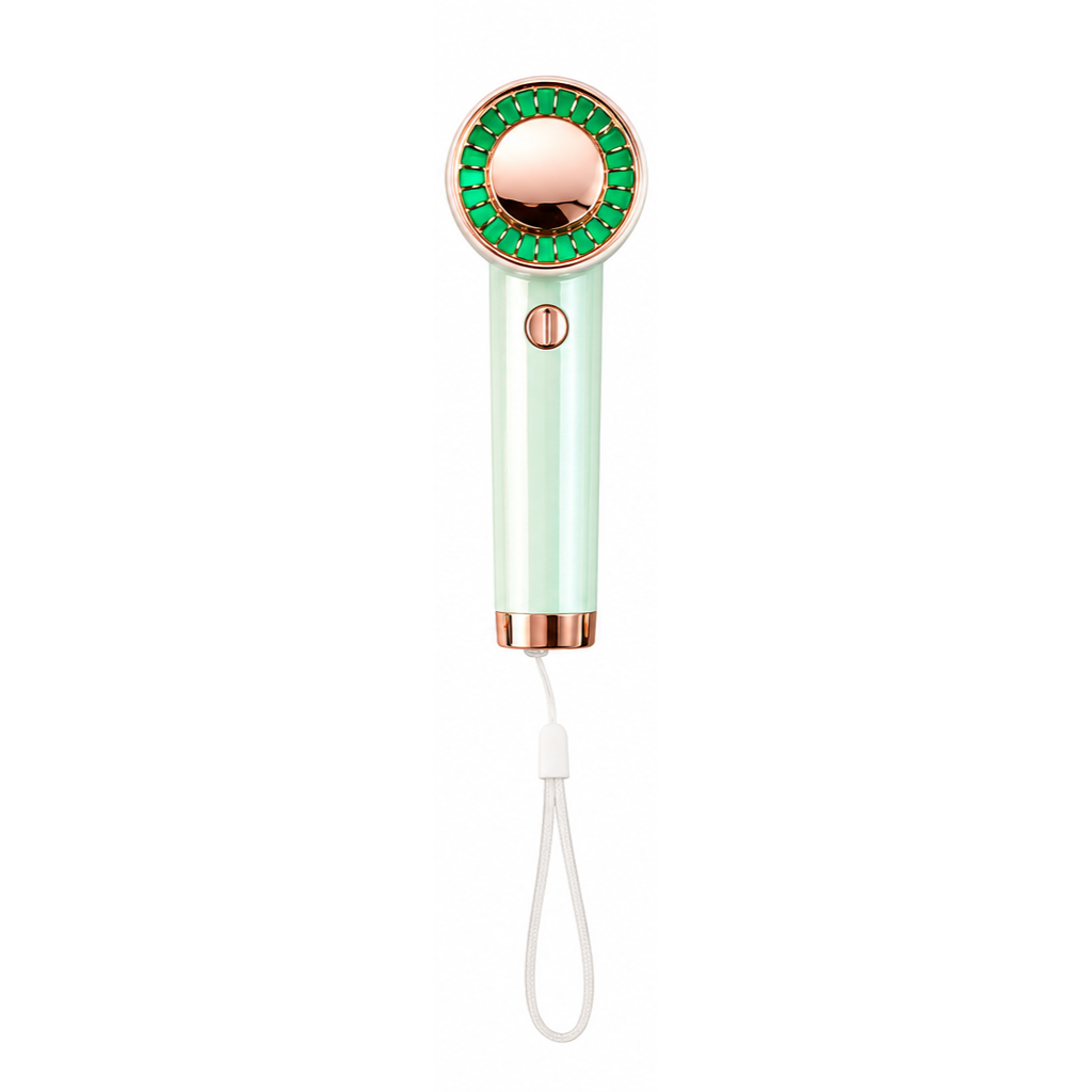 Draagbare mini ventilator glossy chic
