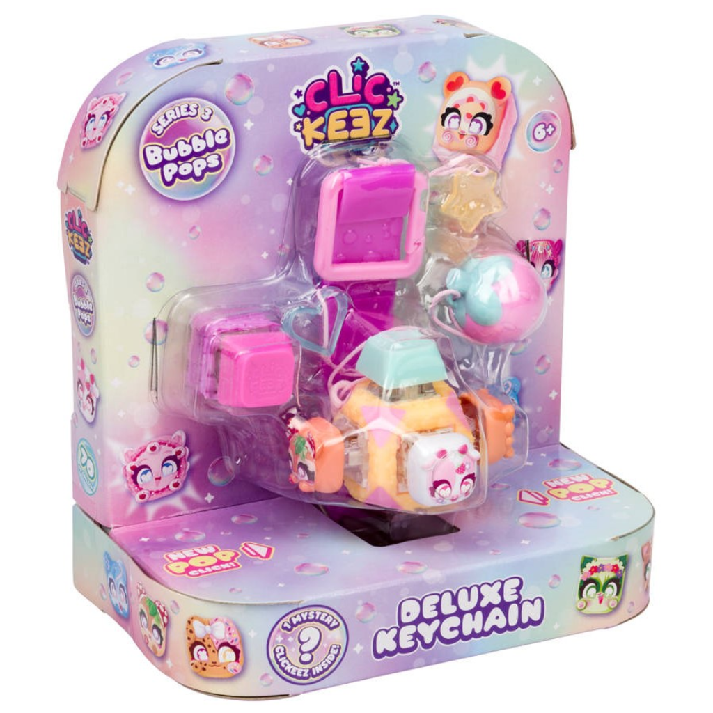 Clickeez Bubble Pops Serie 3 - Deluxe sleutelhanger