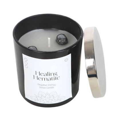 Hematite detox kaars