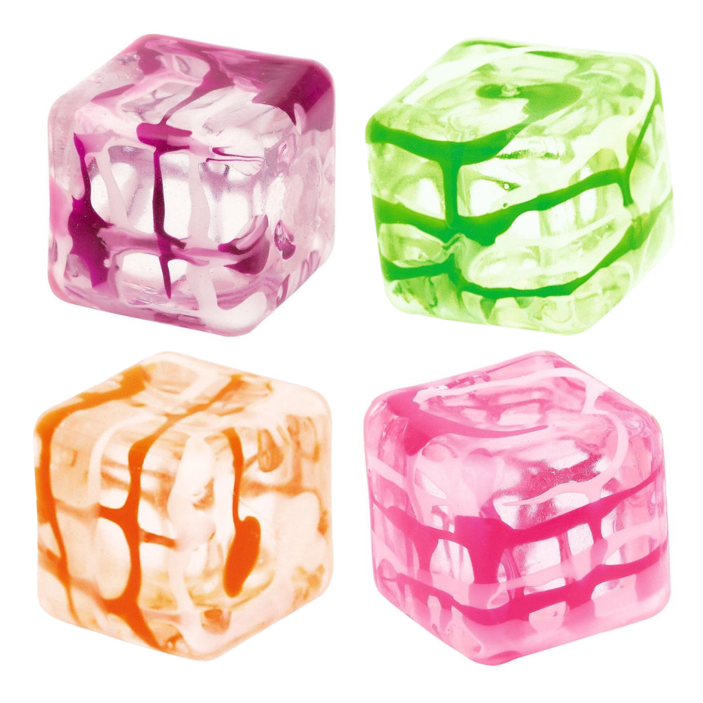 Neon squishy kubus fidget