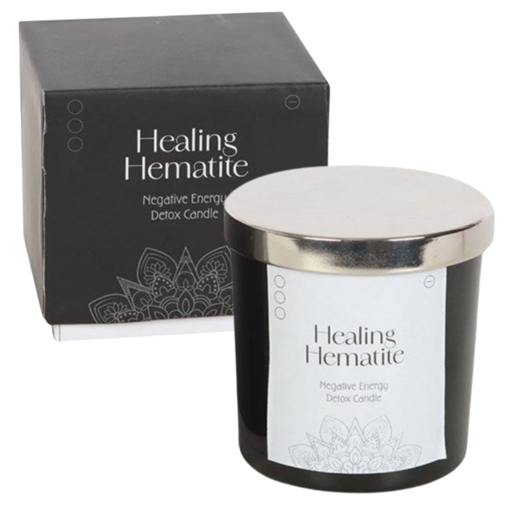 Hematite detox kaars
