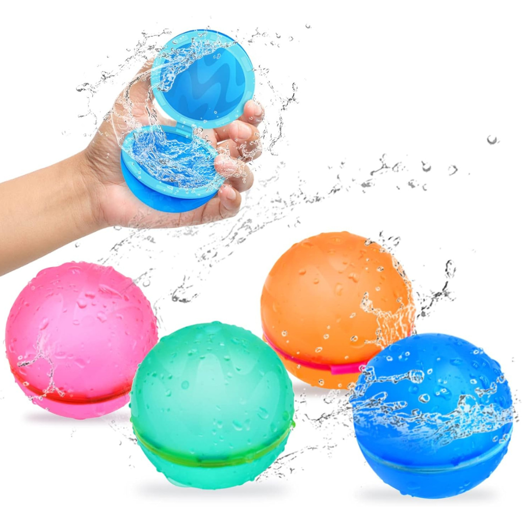 Hervulbare zelfsluitende waterballonnen - Set 6 stuks