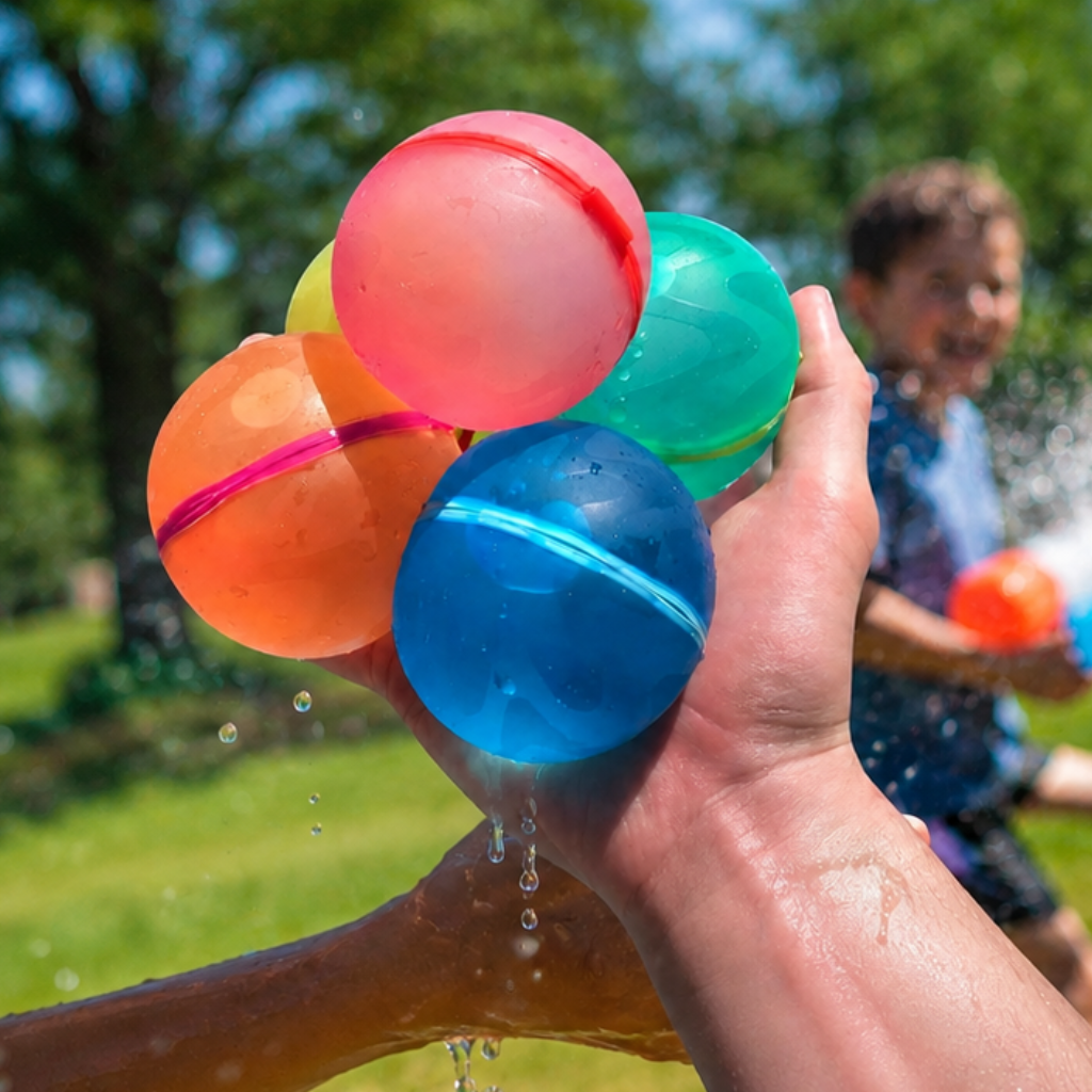 Hervulbare waterballonnen - Zelfsluitend 6 stuks