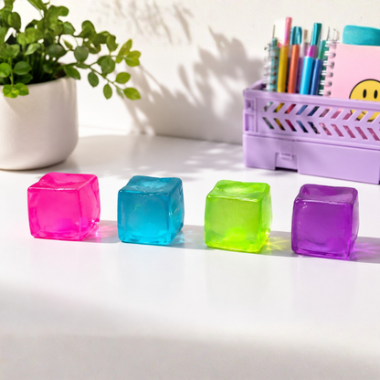 Squishy cube fidget small
