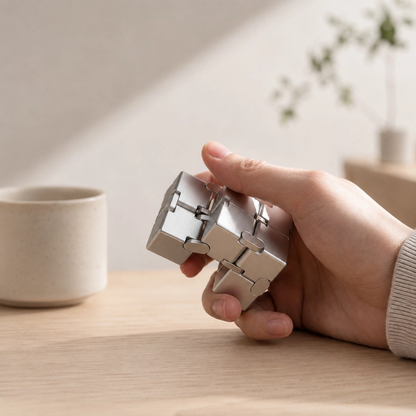 Infinity Cube aluminium sensory Fidget Toy