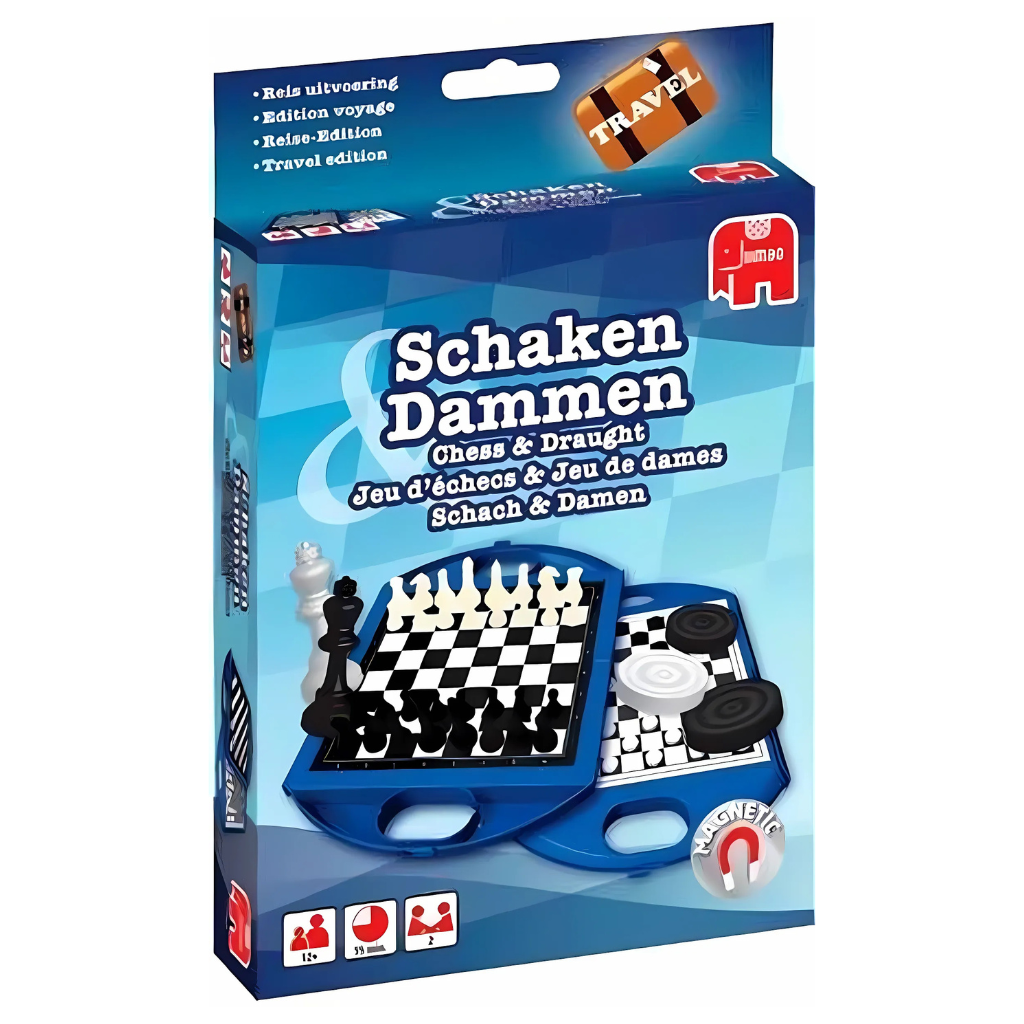 Schaken en Dammen - Reisversie