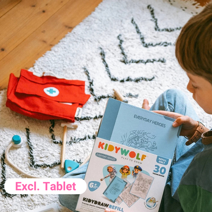 KIDYDRAW PAD Navulset voor tekentablet - Vanaf 6 jaar