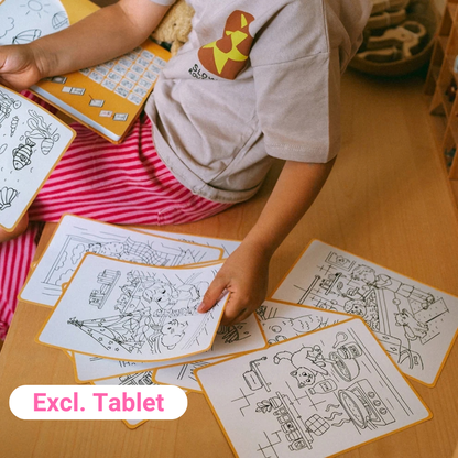KIDYDRAW PAD Navulset voor tekentablet - Vanaf 6 jaar