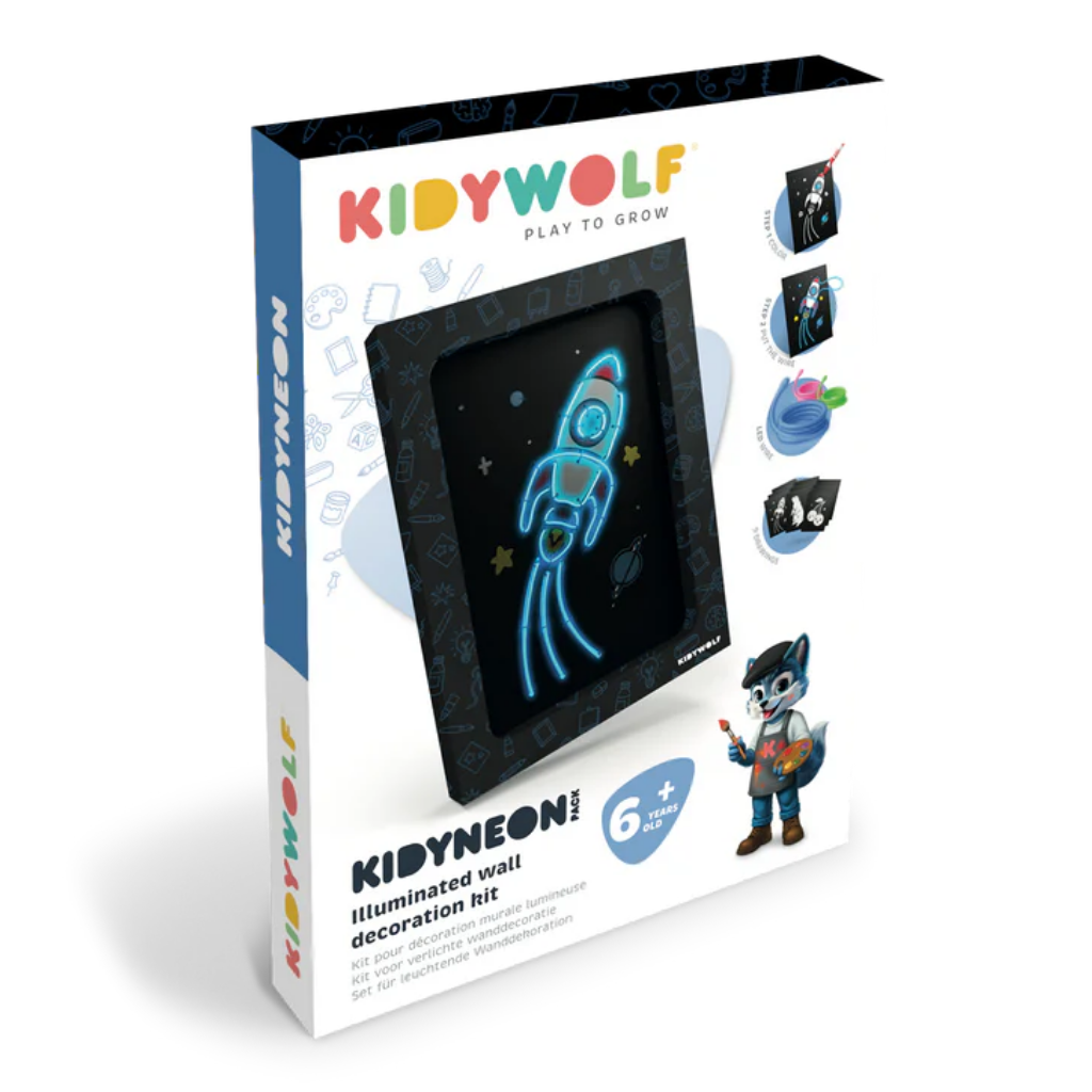 KIDYNEON - Kit voor lichtgevende wanddecoratie - Volledige set