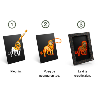 KIDYNEON - Kit voor lichtgevende wanddecoratie