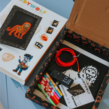KIDYNEON - Kit voor lichtgevende wanddecoratie