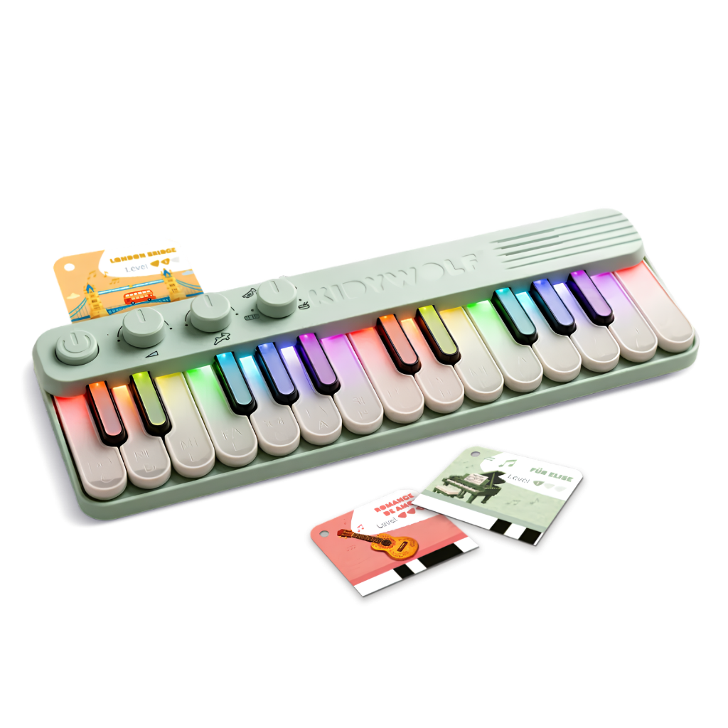 KIDYPIANO verlichte piano met leerkaarten