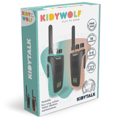 KIDYTALK Walkie Talkies met groot bereik
