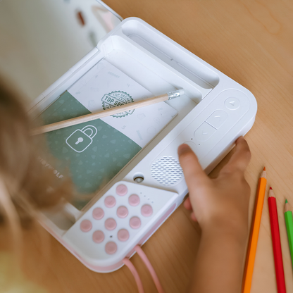 KIDYTREASURE geheim notitieboekje met spraakrecorder - roze
