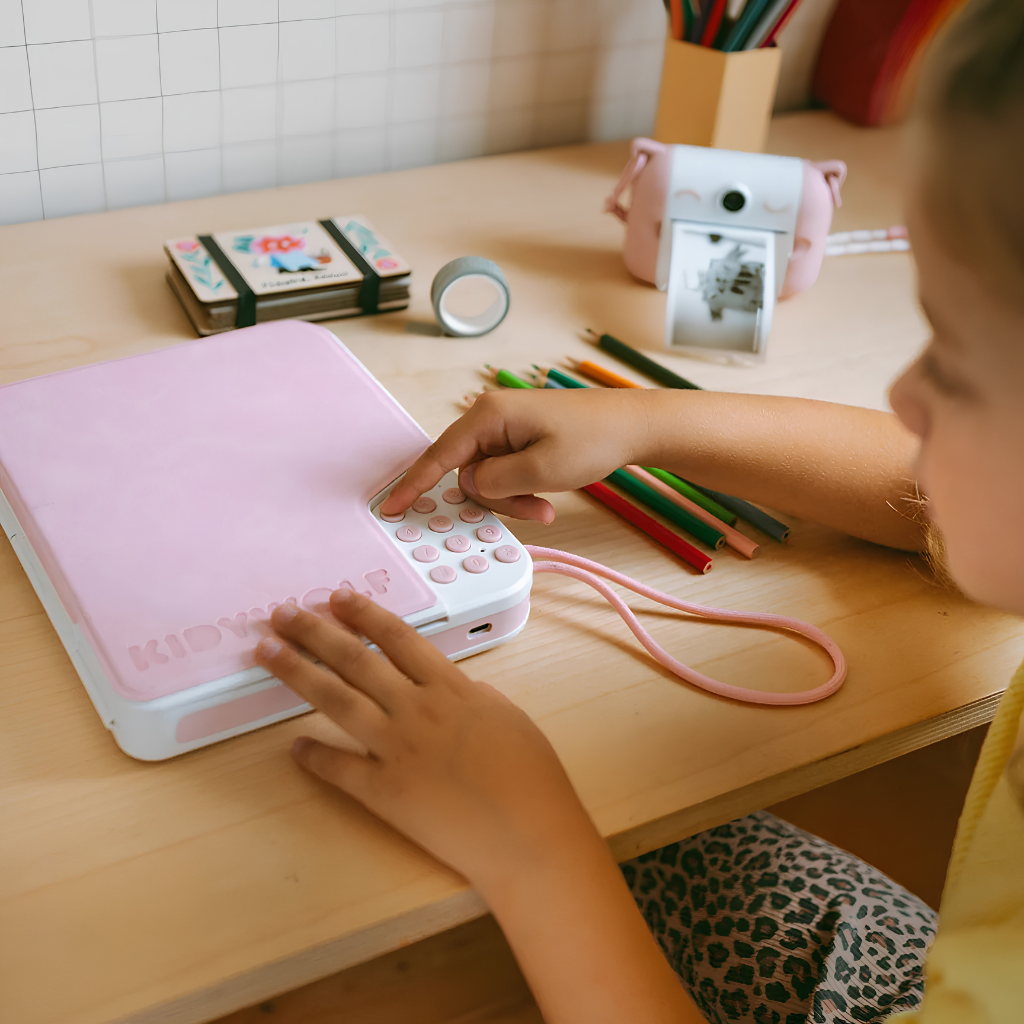 KIDYTREASURE geheim notitieboekje met spraakrecorder - roze